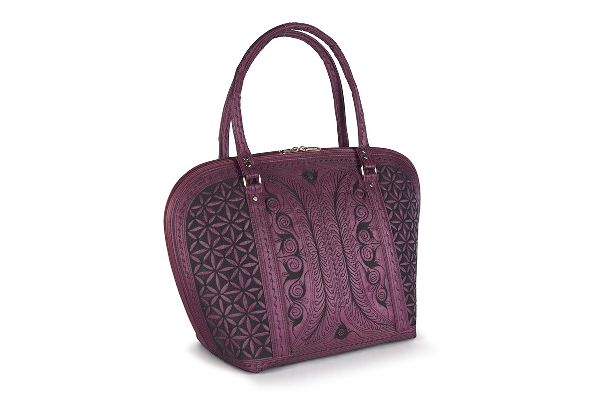 HarapanLargeBurgundyBlack