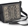 Paspor Small handmade cross body in BlackBrown
