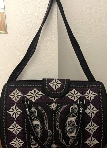 Utama Black Purple White with Strap