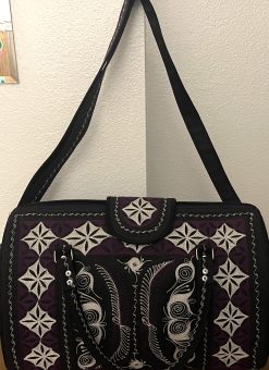 Utama Black Purple White with Strap